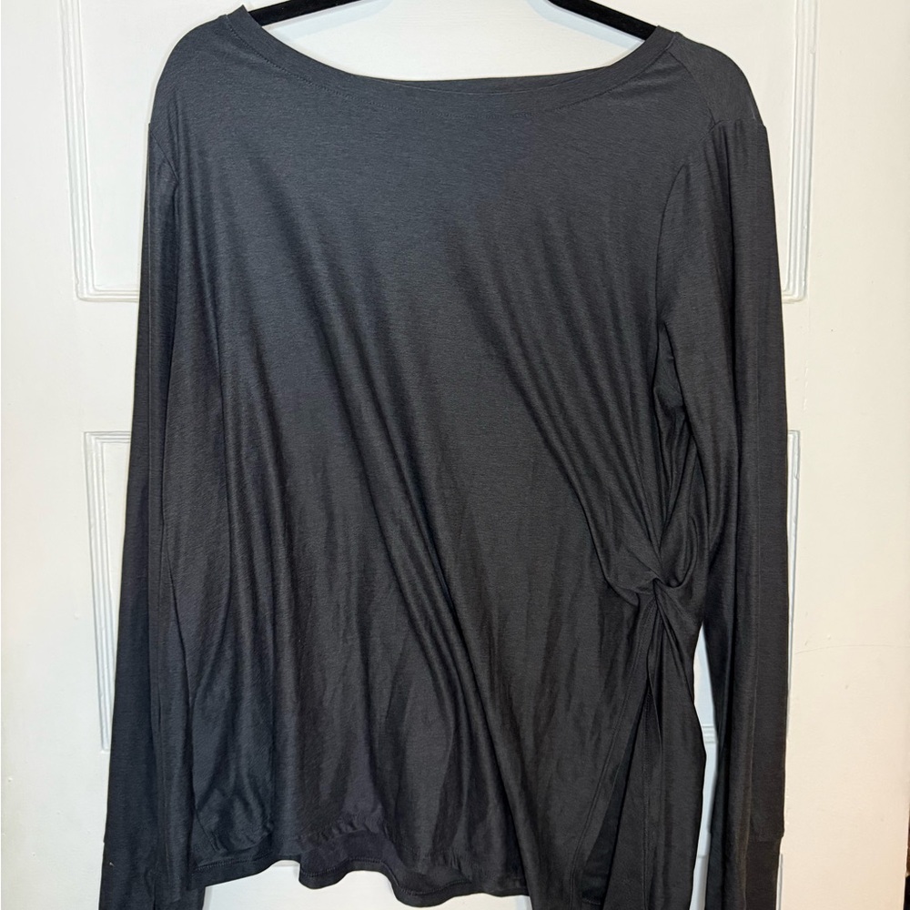 Old Navy Charcoal Long Sleeve Top